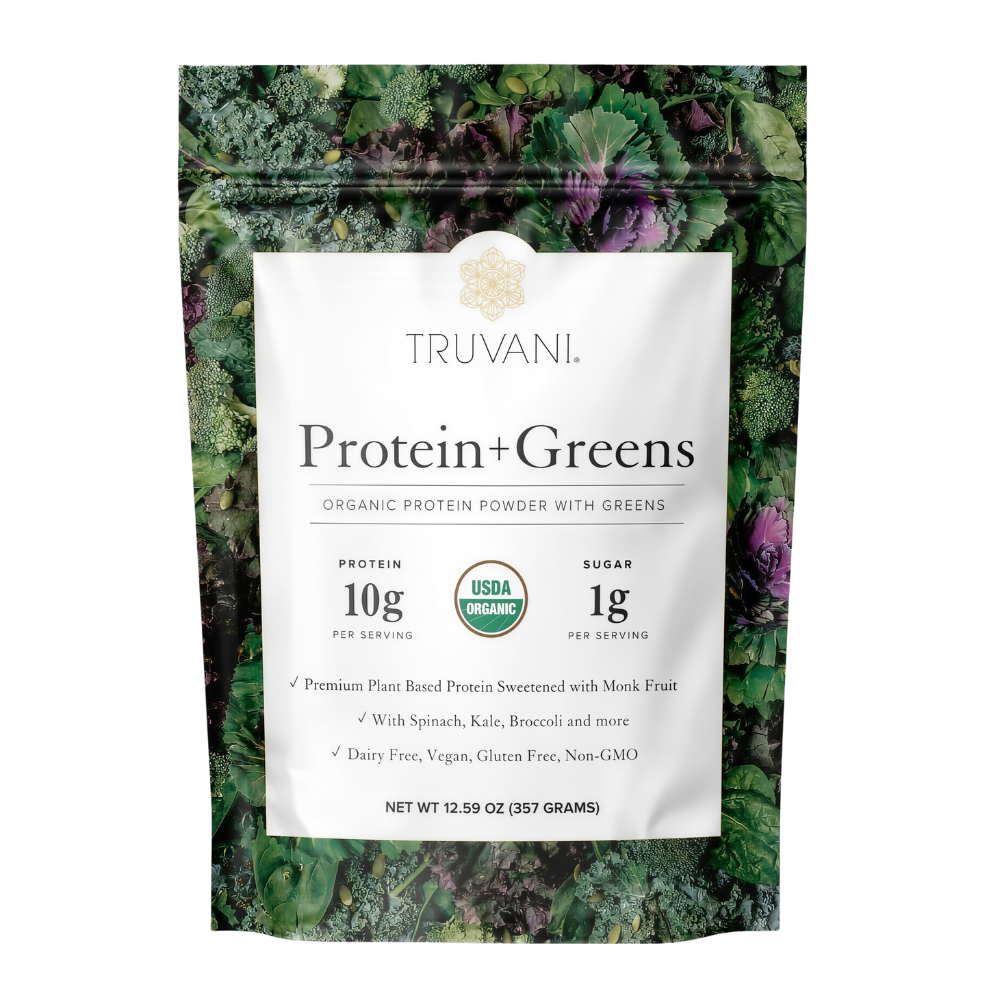 Truvani Organic Plant Based Protein Powder