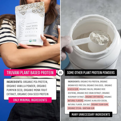 Truvani Organic Plant Based Protein Powder