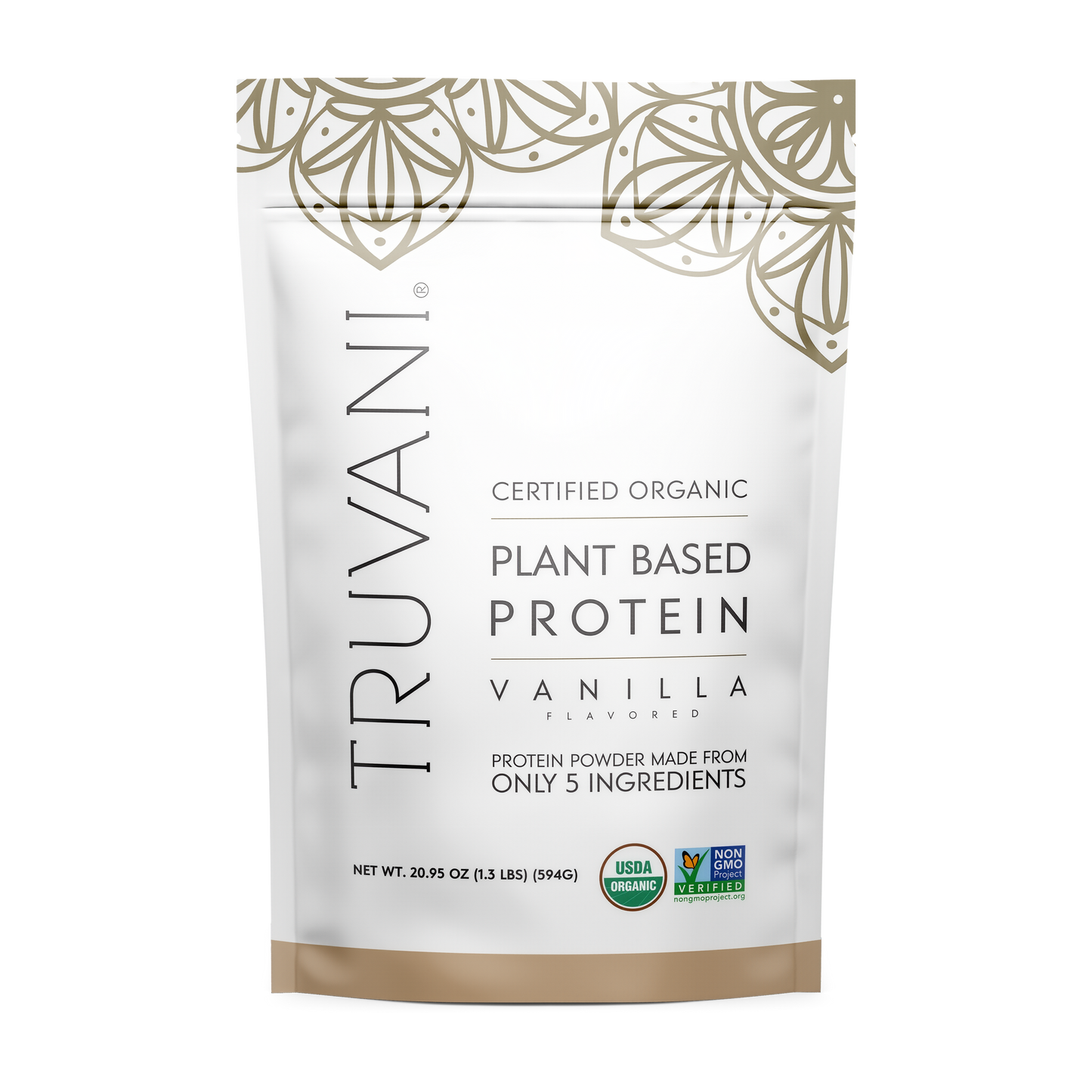 Truvani Organic Plant Based Protein Powder